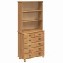 Hutch ASKIM Marrón 91 x 40 x 200.5 cm Madera maciza de Pino