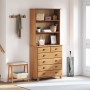 Hutch ASKIM Marrón 91 x 40 x 200.5 cm Madera maciza de Pino