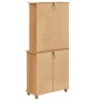 Hutch ASKIM Marrón 91 x 40 x 200.5 cm Madera maciza de Pino