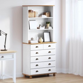 Hutch ASKIM 91 x 40 x 200.5 cm Madera maciza de Pino