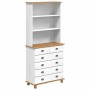 Hutch ASKIM 91 x 40 x 200.5 cm Madera maciza de Pino