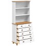 Hutch ASKIM 91 x 40 x 200.5 cm Madera maciza de Pino