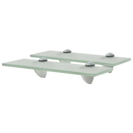 Floating shelves 2 units glass 8 mm 30x10 cm by vidaXL, Shelves and shelves - Ref: Foro24-3051510, Price: 21,80 €, Discount: %