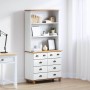 Hutch ASKIM 91 x 40 x 184 cm Madera maciza de Pino