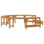 Alrededor del Enclosure de Baño Caliente Redondo Marrón Ø275 cm