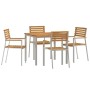 Conjunto de Comedor de Jardín 5 pcs