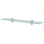 Floating shelves 2 units glass 8 mm 60x10 cm by vidaXL, Shelves and shelves - Ref: Foro24-3051497, Price: 33,89 €, Discount: %