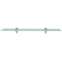 Floating shelves 2 units glass 8 mm 60x10 cm by vidaXL, Shelves and shelves - Ref: Foro24-3051497, Price: 33,89 €, Discount: %