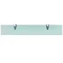 Floating shelves 2 units glass 8 mm 60x10 cm by vidaXL, Shelves and shelves - Ref: Foro24-3051497, Price: 33,89 €, Discount: %