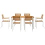 Conjunto de Comedor de Jardín 7 pcs