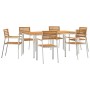 Conjunto de Comedor de Jardín 7 pcs