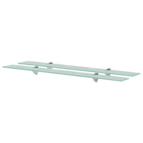 Schwebende Regale 2 Elemente Glas 8 mm 90x20 cm von vidaXL, Regale und Regale - Ref: Foro24-3051524, Preis: 53,20 €, Rabatt: %