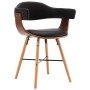 Dining chairs 6 pcs synthetic leather and black curved wood by vidaXL, dining chairs - Ref: Foro24-279492, Price: 613,48 €, D...