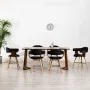 Dining chairs 6 pcs synthetic leather and black curved wood by vidaXL, dining chairs - Ref: Foro24-279492, Price: 636,04 €, D...