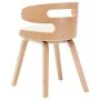 Dining chairs 4 pcs curved wood and cream synthetic leather by vidaXL, dining chairs - Ref: Foro24-278852, Price: 423,52 €, D...