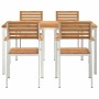 Conjunto de Comedor de Jardín 5 pcs