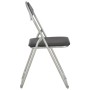 Klappbare Esszimmerstühle 6 Einheiten Kunstleder schwarz von vidaXL, Essstühle - Ref: Foro24-278594, Preis: 185,83 €, Rabatt: %