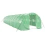 Gewächshaus mit grüner Stahlstruktur 36 m² 12x3x2 m von vidaXL, Gewächshäuser - Ref: Foro24-3188043, Preis: 494,48 €, Rabatt: %