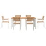 Conjunto de Comedor de Jardín 7 pcs