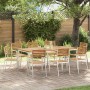 Conjunto de Comedor de Jardín 9 pcs