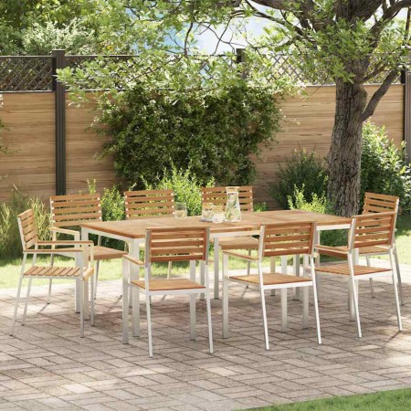 Conjunto de Comedor de Jardín 9 pcs