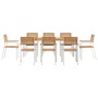 Conjunto de Comedor de Jardín 9 pcs