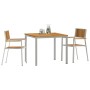 Conjunto de Comedor de Jardín 3 pcs madera maciza de acacia