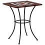 Bistrotisch und Stühle 3 Stk. Keramikmosaik Terrakotta und Weiß von vidaXL, Gartensets - Ref: Foro24-279415, Preis: 249,44 €,...