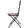 Bistrotisch und Stühle 3 Stk. Keramikmosaik Terrakotta und Weiß von vidaXL, Gartensets - Ref: Foro24-279415, Preis: 249,44 €,...