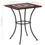 Bistrotisch und Stühle 3 Stk. Keramikmosaik Terrakotta und Weiß von vidaXL, Gartensets - Ref: Foro24-279415, Preis: 249,44 €,...