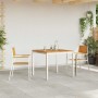 Conjunto de Comedor de Jardín 3 pcs Madera de teca maciza