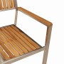Conjunto de Comedor de Jardín 5 pcs Madera de teca maciza