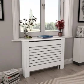 Radiator covers 2 units white MDF 112x19x81.5 cm by vidaXL, Accessories for heating radiators - Ref: Foro24-3051374, Price: 1...