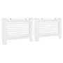Radiator covers 2 units white MDF 112x19x81.5 cm by vidaXL, Accessories for heating radiators - Ref: Foro24-3051374, Price: 1...
