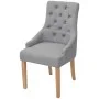 Dining chairs 4 units light gray fabric by vidaXL, dining chairs - Ref: Foro24-274421, Price: 400,45 €, Discount: %