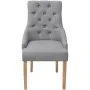 Dining chairs 4 units light gray fabric by vidaXL, dining chairs - Ref: Foro24-274421, Price: 400,45 €, Discount: %