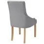 Dining chairs 4 units light gray fabric by vidaXL, dining chairs - Ref: Foro24-274421, Price: 400,45 €, Discount: %