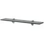 Floating shelves 2 units glass 8 mm 60x10 cm by vidaXL, Shelves and shelves - Ref: Foro24-3051505, Price: 28,71 €, Discount: %