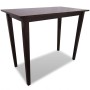Stehtisch und 4 Barhocker braunes Holz von vidaXL, Möbelsets für Küchen und Esszimmer - Ref: Foro24-271833, Preis: 390,10 €, ...