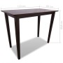 Stehtisch und 4 Barhocker braunes Holz von vidaXL, Möbelsets für Küchen und Esszimmer - Ref: Foro24-271833, Preis: 390,10 €, ...