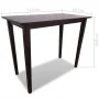 Stehtisch und 4 Barhocker braunes Holz von vidaXL, Möbelsets für Küchen und Esszimmer - Ref: Foro24-271833, Preis: 376,32 €, ...