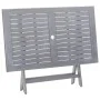 5-piece solid acacia wood garden dining set in gray by vidaXL, Garden sets - Ref: Foro24-278921, Price: 284,68 €, Discount: %