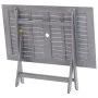 5-piece solid acacia wood garden dining set in gray by vidaXL, Garden sets - Ref: Foro24-278921, Price: 284,68 €, Discount: %