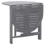 Garden dining set 5 pieces solid gray acacia wood by vidaXL, Garden sets - Ref: Foro24-278926, Price: 333,37 €, Discount: %