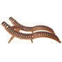 Set de tumbonas con mesita 3 piezas madera maciza de acacia de vidaXL, Tumbonas - Ref: Foro24-279160, Precio: 301,83 €, Descu...