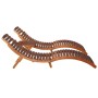 Set of sun loungers with table 3 pieces solid acacia wood by vidaXL, Loungers - Ref: Foro24-279160, Price: 294,96 €, Discount: %