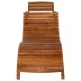 Set of sun loungers with table 3 pieces solid acacia wood by vidaXL, Loungers - Ref: Foro24-279160, Price: 290,00 €, Discount: %