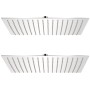 Cabezal de ducha efecto lluvia 2 pzs acero inoxidable 30x40 cm de vidaXL, Cabezales de ducha - Ref: Foro24-275945, Precio: 49...