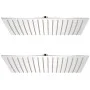 Cabezal de ducha efecto lluvia 2 pzs acero inoxidable 30x40 cm de vidaXL, Cabezales de ducha - Ref: Foro24-275945, Precio: 77...