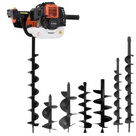 Auger set with steel soil drilling auger by vidaXL, Helical augers - Ref: Foro24-279577, Price: 396,95 €, Discount: %